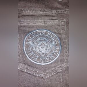 BALMAIN PARIS BLACK SKINNY JEANS